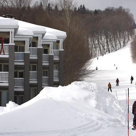Ski-in, ski-out chaleureux studio loft au pied des pistes de ski Lejlighed Stoneham Eksteriør billede