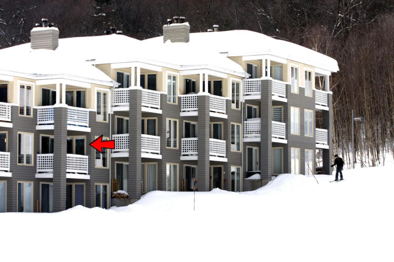 Ski-in, ski-out chaleureux studio loft au pied des pistes de ski Lejlighed Stoneham Eksteriør billede
