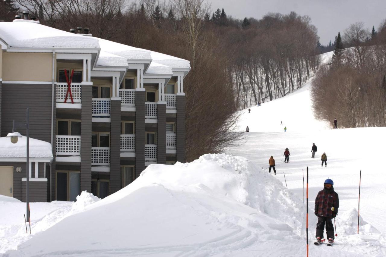 Ski-in, ski-out chaleureux studio loft au pied des pistes de ski Lejlighed Stoneham Eksteriør billede
